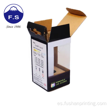 Cajas de envasado de papel corrugado de juguete OEM con ventana